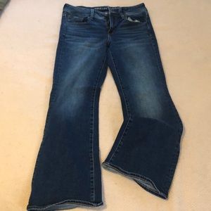 American Eagle kick boot jeans US 10 short